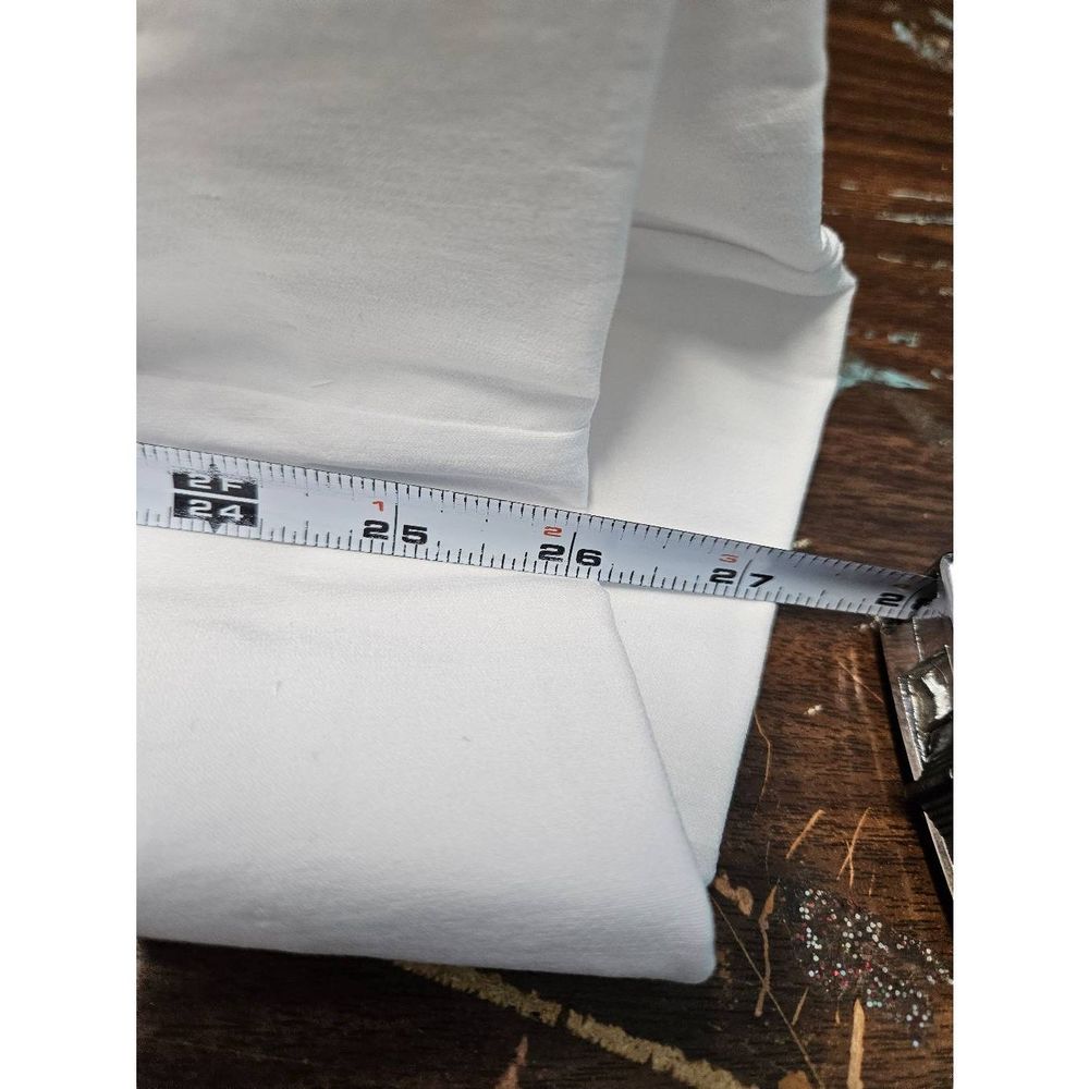 Alfred Dunner White Crop Pants Size 14 Pull On Stretch - Picture 8 of 8